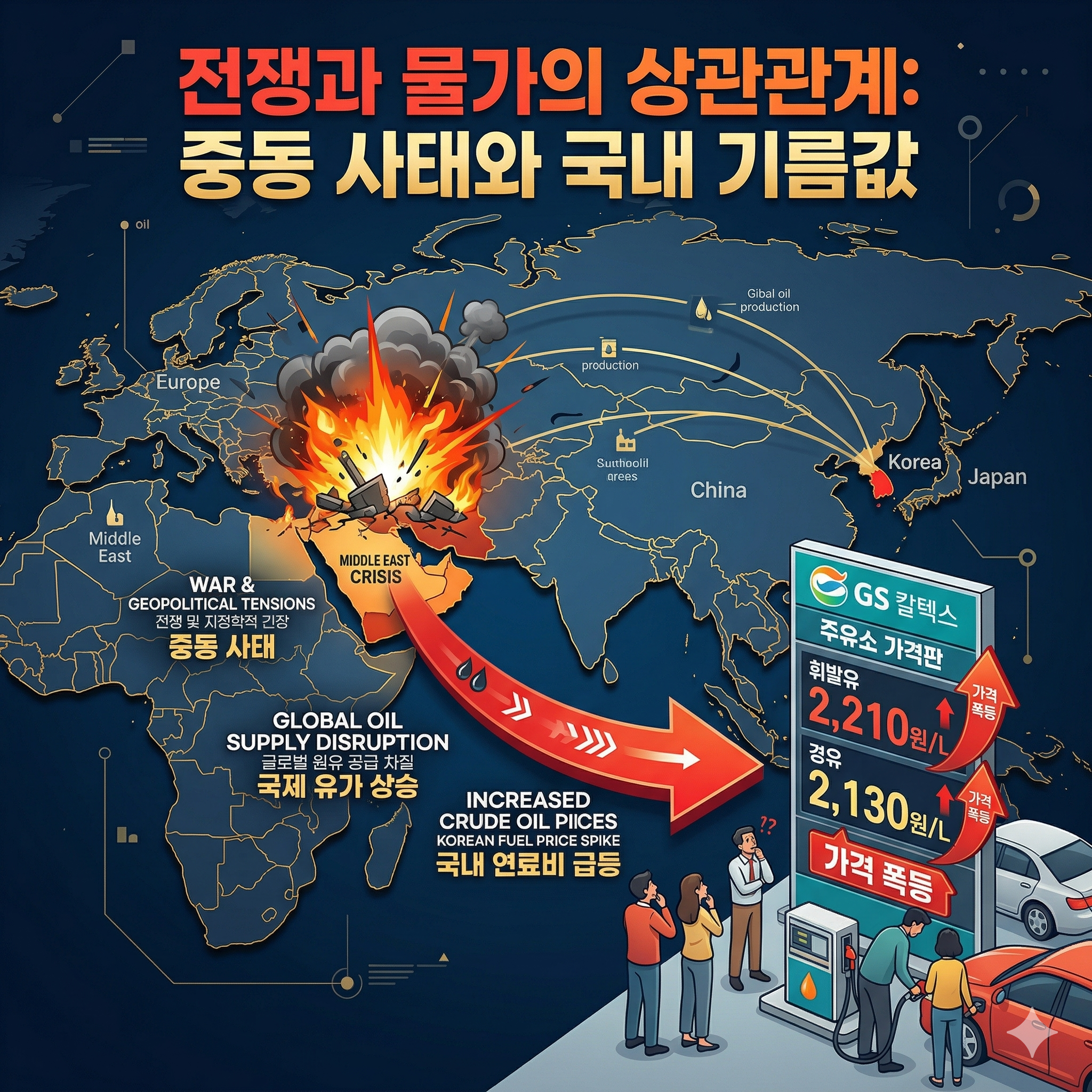 중동 전쟁 유가 폭등 상황에서 오피넷 앱으로 기름값 아끼는 법 | 인버스클럽