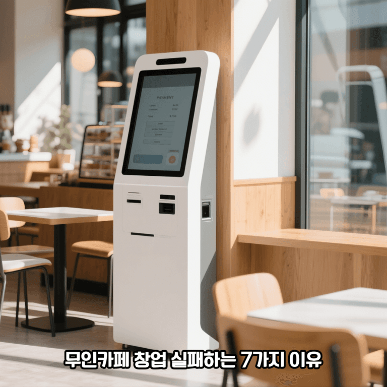 무인카페 창업 실패하는 7가지 이유