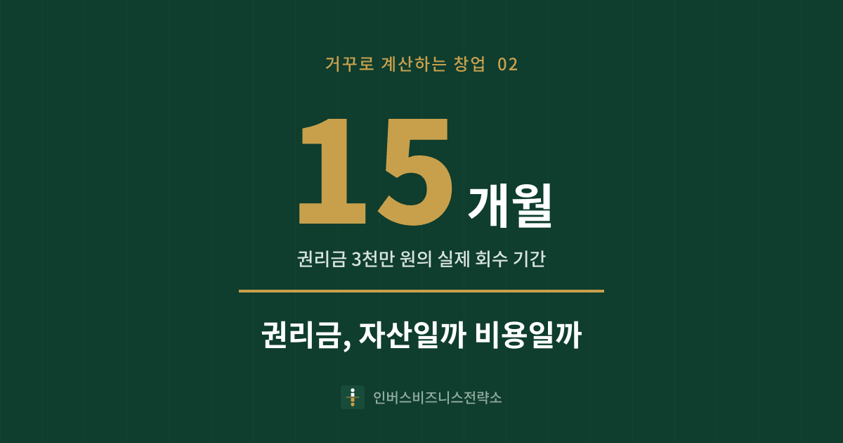 권리금은 자산일까 비용일까